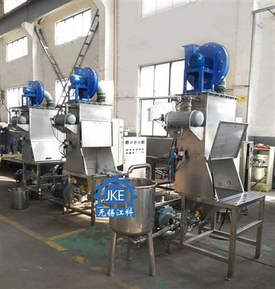 Sustav za miješanje tekućine u prahu